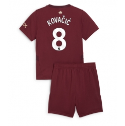 Fotbollsset Barn Manchester City Mateo Kovacic #8 Tredje Tröja 2024-25 Mini-Kit Kortärmad (+ korta byxor)