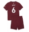 Fotbollsset Barn Manchester City Nathan Ake #6 Tredje Tröja 2024-25 Mini-Kit Kortärmad (+ korta byxor)