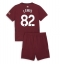 Fotbollsset Barn Manchester City Rico Lewis #82 Tredje Tröja 2024-25 Mini-Kit Kortärmad (+ korta byxor)