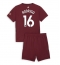 Fotbollsset Barn Manchester City Rodri Hernandez #16 Tredje Tröja 2024-25 Mini-Kit Kortärmad (+ korta byxor)