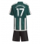 Fotbollsset Barn Manchester United Alejandro Garnacho #17 Bortatröja 2023-24 Mini-Kit Kortärmad (+ korta byxor)