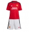 Fotbollsset Barn Manchester United Alejandro Garnacho #17 Hemmatröja 2023-24 Mini-Kit Kortärmad (+ korta byxor)