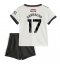 Fotbollsset Barn Manchester United Alejandro Garnacho #17 Tredje Tröja 2024-25 Mini-Kit Kortärmad (+ korta byxor)