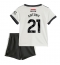 Fotbollsset Barn Manchester United Antony #21 Tredje Tröja 2024-25 Mini-Kit Kortärmad (+ korta byxor)