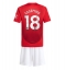 Fotbollsset Barn Manchester United Casemiro #18 Hemmatröja 2024-25 Mini-Kit Kortärmad (+ korta byxor)