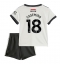 Fotbollsset Barn Manchester United Casemiro #18 Tredje Tröja 2024-25 Mini-Kit Kortärmad (+ korta byxor)