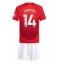 Fotbollsset Barn Manchester United Christian Eriksen #14 Hemmatröja 2024-25 Mini-Kit Kortärmad (+ korta byxor)