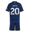 Fotbollsset Barn Manchester United Diogo Dalot #20 Bortatröja 2024-25 Mini-Kit Kortärmad (+ korta byxor)