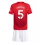 Fotbollsset Barn Manchester United Harry Maguire #5 Hemmatröja 2024-25 Mini-Kit Kortärmad (+ korta byxor)