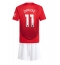 Fotbollsset Barn Manchester United Joshua Zirkzee #11 Hemmatröja 2024-25 Mini-Kit Kortärmad (+ korta byxor)