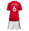 Fotbollsset Barn Manchester United Lisandro Martinez #6 Hemmatröja 2023-24 Mini-Kit Kortärmad (+ korta byxor)