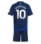 Fotbollsset Barn Manchester United Marcus Rashford #10 Bortatröja 2024-25 Mini-Kit Kortärmad (+ korta byxor)