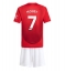 Fotbollsset Barn Manchester United Mason Mount #7 Hemmatröja 2024-25 Mini-Kit Kortärmad (+ korta byxor)