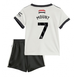 Fotbollsset Barn Manchester United Mason Mount #7 Tredje Tröja 2024-25 Mini-Kit Kortärmad (+ korta byxor)