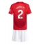 Fotbollsset Barn Manchester United Victor Lindelof #2 Hemmatröja 2024-25 Mini-Kit Kortärmad (+ korta byxor)