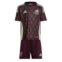 Fotbollsset Barn Mexiko Hemmatröja Copa America 2024 Mini-Kit Kortärmad (+ korta byxor)