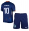 Fotbollsset Barn Nederländerna Memphis Depay #10 Bortatröja EM 2024 Mini-Kit Kortärmad (+ korta byxor)