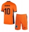 Fotbollsset Barn Nederländerna Memphis Depay #10 Hemmatröja EM 2024 Mini-Kit Kortärmad (+ korta byxor)