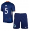 Fotbollsset Barn Nederländerna Nathan Ake #5 Bortatröja EM 2024 Mini-Kit Kortärmad (+ korta byxor)