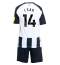 Fotbollsset Barn Newcastle United Alexander Isak #14 Hemmatröja 2024-25 Mini-Kit Kortärmad (+ korta byxor)