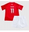 Fotbollsset Barn Nottingham Forest Chris Wood #11 Hemmatröja 2024-25 Mini-Kit Kortärmad (+ korta byxor)