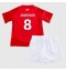 Fotbollsset Barn Nottingham Forest Elliot Anderson #8 Hemmatröja 2024-25 Mini-Kit Kortärmad (+ korta byxor)