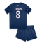 Fotbollsset Barn Paris Saint-Germain Fabian Ruiz #8 Hemmatröja 2024-25 Mini-Kit Kortärmad (+ korta byxor)