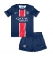 Fotbollsset Barn Paris Saint-Germain Hemmatröja 2024-25 Mini-Kit Kortärmad (+ korta byxor)