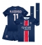 Fotbollsset Barn Paris Saint-Germain Marco Asensio #11 Hemmatröja 2024-25 Mini-Kit Kortärmad (+ korta byxor)