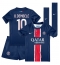 Fotbollsset Barn Paris Saint-Germain Ousmane Dembele #10 Hemmatröja 2024-25 Mini-Kit Kortärmad (+ korta byxor)