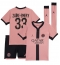 Fotbollsset Barn Paris Saint-Germain Warren Zaire-Emery #33 Tredje Tröja 2024-25 Mini-Kit Kortärmad (+ korta byxor)