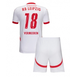 Fotbollsset Barn RB Leipzig Arthur Vermeeren #18 Hemmatröja 2024-25 Mini-Kit Kortärmad (+ korta byxor)