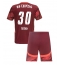 Fotbollsset Barn RB Leipzig Benjamin Sesko #30 Bortatröja 2024-25 Mini-Kit Kortärmad (+ korta byxor)