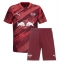 Fotbollsset Barn RB Leipzig Bortatröja 2024-25 Mini-Kit Kortärmad (+ korta byxor)