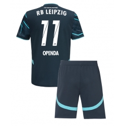 Fotbollsset Barn RB Leipzig Lois Openda #11 Tredje Tröja 2024-25 Mini-Kit Kortärmad (+ korta byxor)