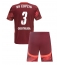 Fotbollsset Barn RB Leipzig Lutsharel Geertruida #3 Bortatröja 2024-25 Mini-Kit Kortärmad (+ korta byxor)