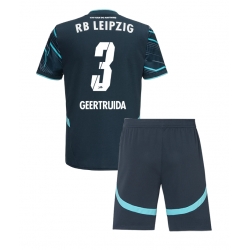 Fotbollsset Barn RB Leipzig Lutsharel Geertruida #3 Tredje Tröja 2024-25 Mini-Kit Kortärmad (+ korta byxor)