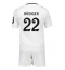 Fotbollsset Barn Real Madrid Antonio Rudiger #22 Hemmatröja 2024-25 Mini-Kit Kortärmad (+ korta byxor)