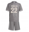 Fotbollsset Barn Real Madrid Antonio Rudiger #22 Tredje Tröja 2024-25 Mini-Kit Kortärmad (+ korta byxor)