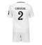 Fotbollsset Barn Real Madrid Daniel Carvajal #2 Hemmatröja 2024-25 Mini-Kit Kortärmad (+ korta byxor)