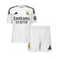 Fotbollsset Barn Real Madrid Hemmatröja 2024-25 Mini-Kit Kortärmad (+ korta byxor)