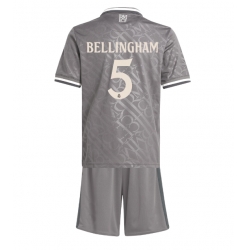 Fotbollsset Barn Real Madrid Jude Bellingham #5 Tredje Tröja 2024-25 Mini-Kit Kortärmad (+ korta byxor)