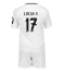 Fotbollsset Barn Real Madrid Lucas Vazquez #17 Hemmatröja 2024-25 Mini-Kit Kortärmad (+ korta byxor)