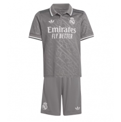 Fotbollsset Barn Real Madrid Tredje Tröja 2024-25 Mini-Kit Kortärmad (+ korta byxor)