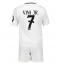 Fotbollsset Barn Real Madrid Vinicius Junior #7 Hemmatröja 2024-25 Mini-Kit Kortärmad (+ korta byxor)