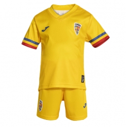 Fotbollsset Barn Rumänien Hemmatröja EM 2024 Mini-Kit Kortärmad (+ korta byxor)