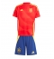 Fotbollsset Barn Spanien Hemmatröja EM 2024 Mini-Kit Kortärmad (+ korta byxor)