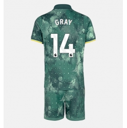 Fotbollsset Barn Tottenham Hotspur Archie Gray #14 Tredje Tröja 2024-25 Mini-Kit Kortärmad (+ korta byxor)