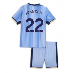 Fotbollsset Barn Tottenham Hotspur Brennan Johnson #22 Bortatröja 2024-25 Mini-Kit Kortärmad (+ korta byxor)