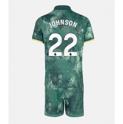 Fotbollsset Barn Tottenham Hotspur Brennan Johnson #22 Tredje Tröja 2024-25 Mini-Kit Kortärmad (+ korta byxor)